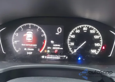 2025 Honda Civic Sport из США, поврежденный, VIN 2HGFE2F54SH517442